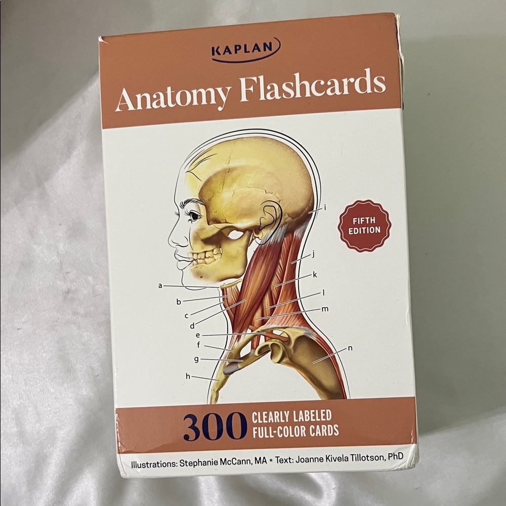 Kaplan Colored Anatomy Flashcards
